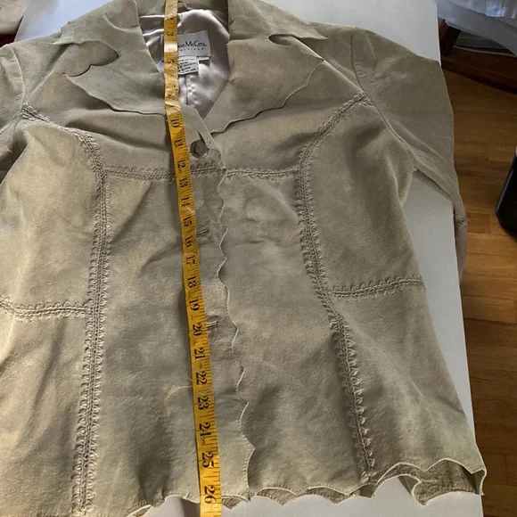 Leather jacket Pamela McCoy XS vintage - Picture 12 of 12